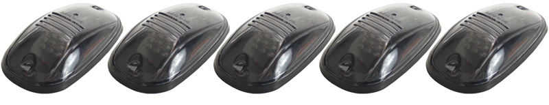 PACER PERFORMANCE Cab Roof Lights Smoke 03- Dodge P/U LED 20-247S