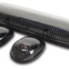 PACER PERFORMANCE Cab Roof Lights Smoke 02-06 GM P/U LED 20-253S