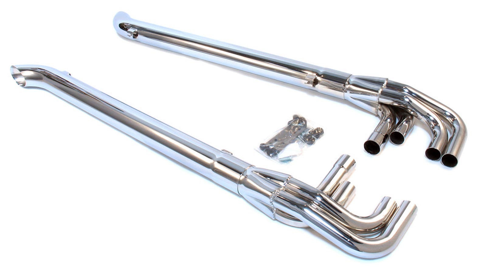 PATRIOT EXHAUST Chrome Lake Pipes - 63in H1165