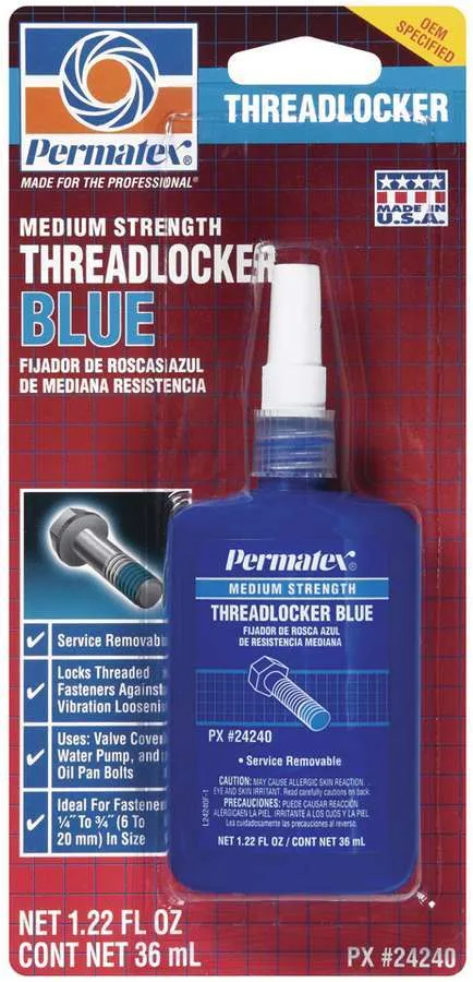 PERMATEX Blue Threadlocker 36ml Bottle 24240