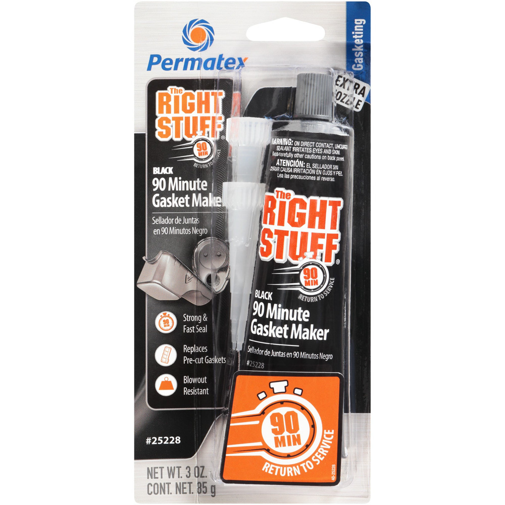 PERMATEX The Right Stuff 90 Minut e Gasket Maker Black 25228