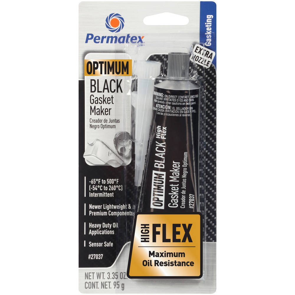 PERMATEX Optimum Black RTV 3 Oz Silicone 27037