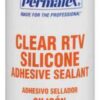 PERMATEX Clear Silicone 11 Oz 80855