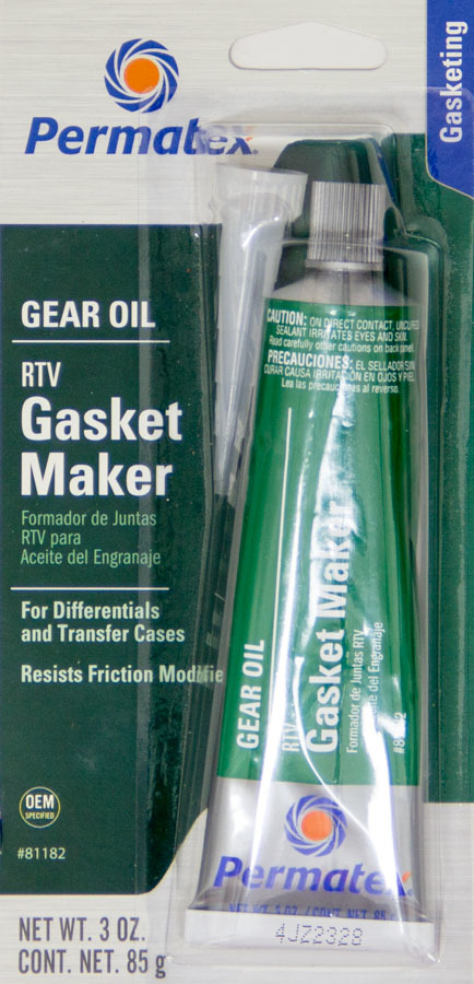 PERMATEX Gear Oil RTV Sealant 3oz 81182