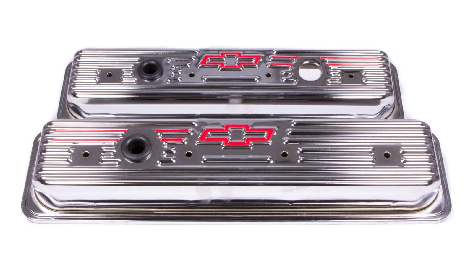 PROFORM SBC Chrome Center Bolt V/C's - Short w/Baffle 141-107
