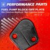 PROFORM BBC Fuel Pump Block-Off Plate Black Crinkle 141-213