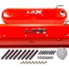 PROFORM GM LS Valve Covers - Slant Edge - Orange 141-257