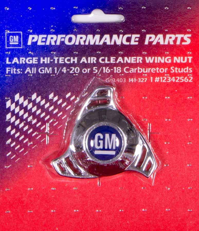 PROFORM Air Cleaner Center Nut- Large Hi Tech GM Logo 141-327