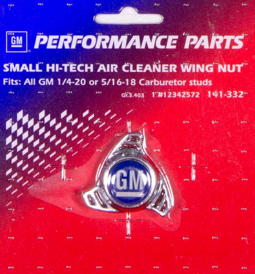 PROFORM Air Cleaner Center Nut- Small Hi Tech GM Logo 141-332
