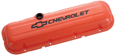 PROFORM BBC Valve Covers Stamped Chevrolet and Bowtie 141-789