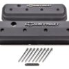 PROFORM SBC Valve Cover Slant Edge Black Crinkle 141-840
