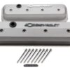 PROFORM SBC Valve Cover Slant Edge Gray Crinkle 141-842