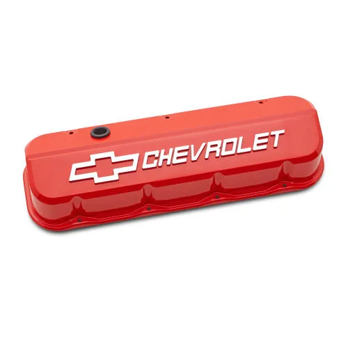 PROFORM Slant Edge Valve Covers BBC Chevy Orange 141-871