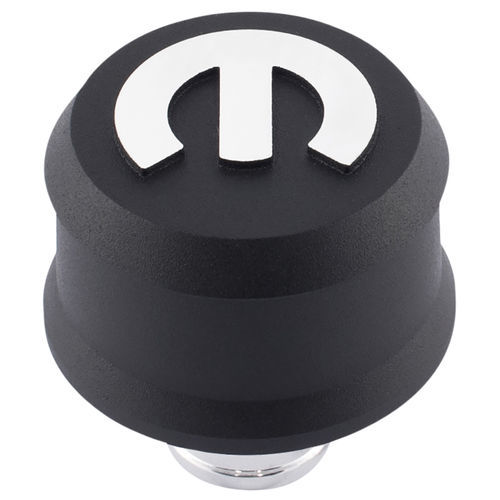 PROFORM MOPAR Emblem Slant Edge Breather Cap Black Crink 440-440