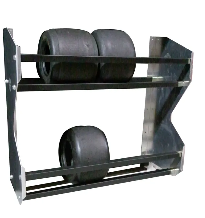 PIT-PAL PRODUCTS 2-Tier Karting Tire Rack 388