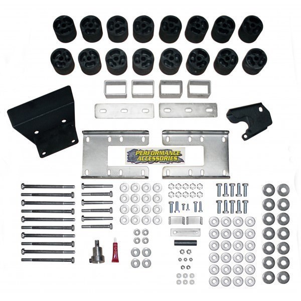 PERFORMANCE ACCESSORIES 09- Ram 1500 3in Body Lift Kit PA60203