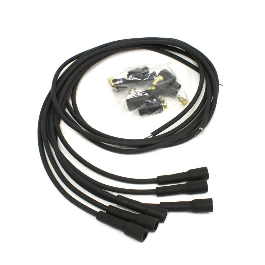 PERTRONIX IGNITION Spark Plug Wire Set 7mm Univ 6-Cyl British Black 706180