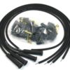 PERTRONIX IGNITION 8MM Spark Plug Wire Set 4-Cyl 180 Deg Black 804280