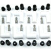PERTRONIX IGNITION Ceramic Spark Plug Boot Kit 90-Deg 8pk White 8501HT-8