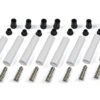 PERTRONIX IGNITION Ceramic Spark Plug Boot Kit Straight 8pk White 8502HT-8