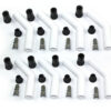 PERTRONIX IGNITION Ceramic Spark Plug Boot Kit 45-Deg 8pk White 8503HT-8