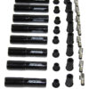 PERTRONIX IGNITION Ceramic Spark Plug Boot Kit Straight 8pk Black 8562HT-8
