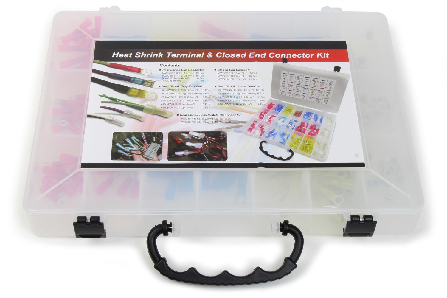 PERTRONIX IGNITION Terminal Kit w/Heat Shrink Ends (165pk) A2011