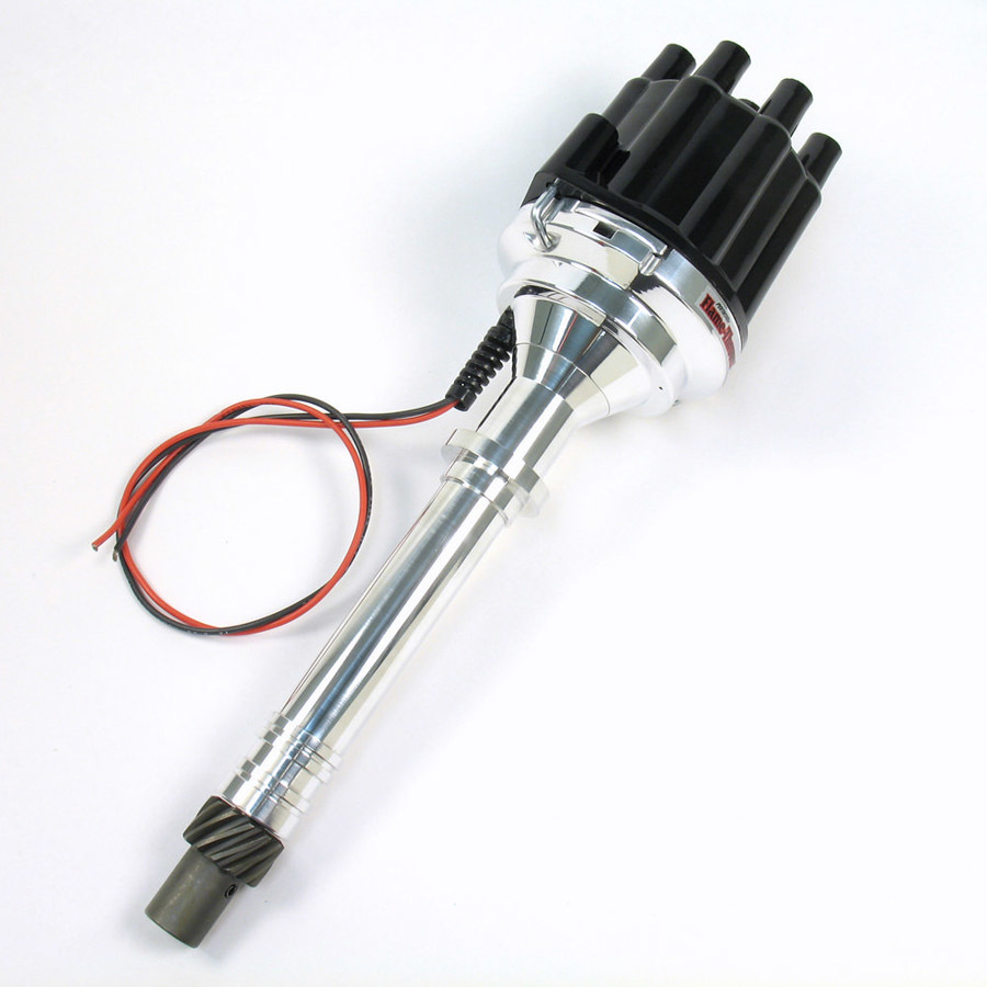 PERTRONIX IGNITION SBC/BBC Billet Dist. w/ Black Cap D100800