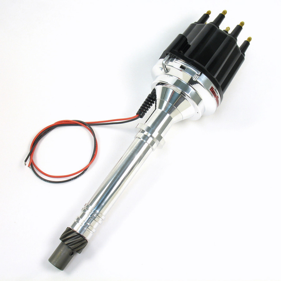 PERTRONIX IGNITION SBC/BBC Billet Dist. w/ Black Cap & Male Tower D100810