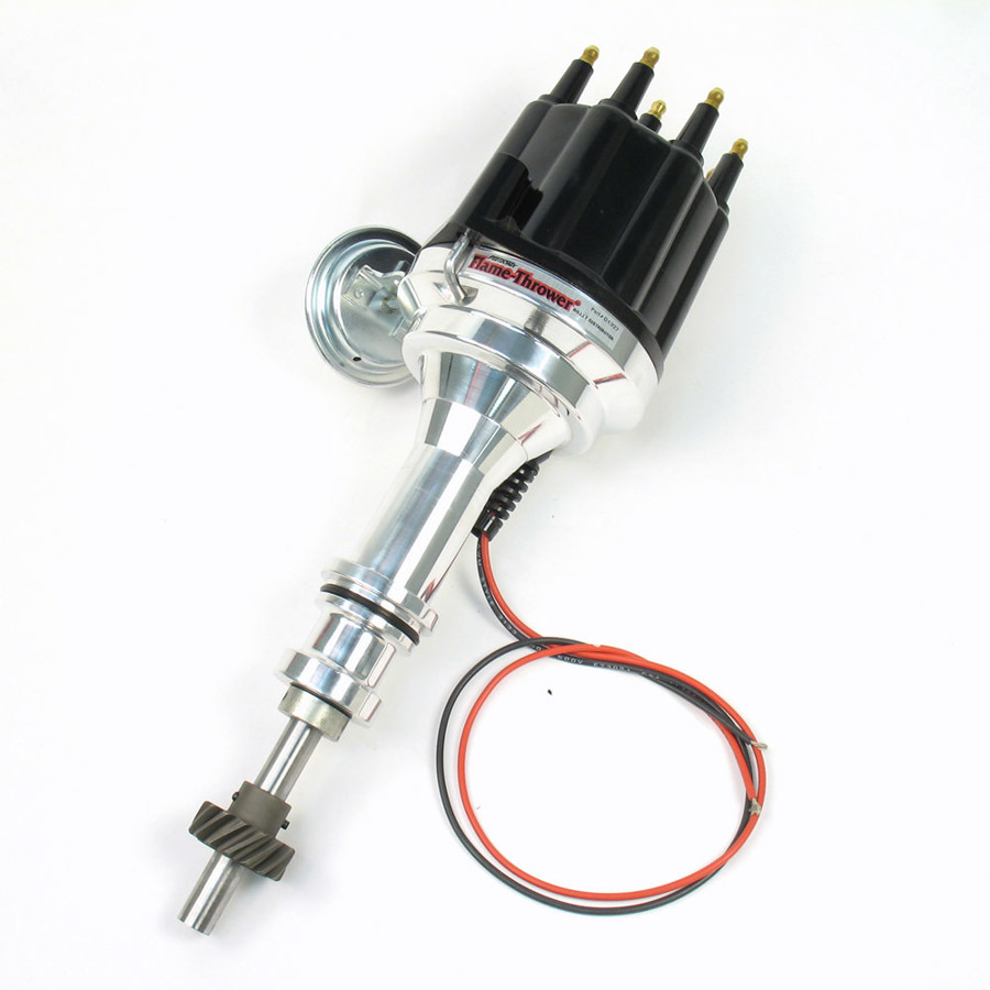 PERTRONIX IGNITION BBF Billet Distributor w/Blk Cap D132710
