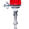 PERTRONIX IGNITION Billet Distributor Chevy V8 - Red Male Cap D305711