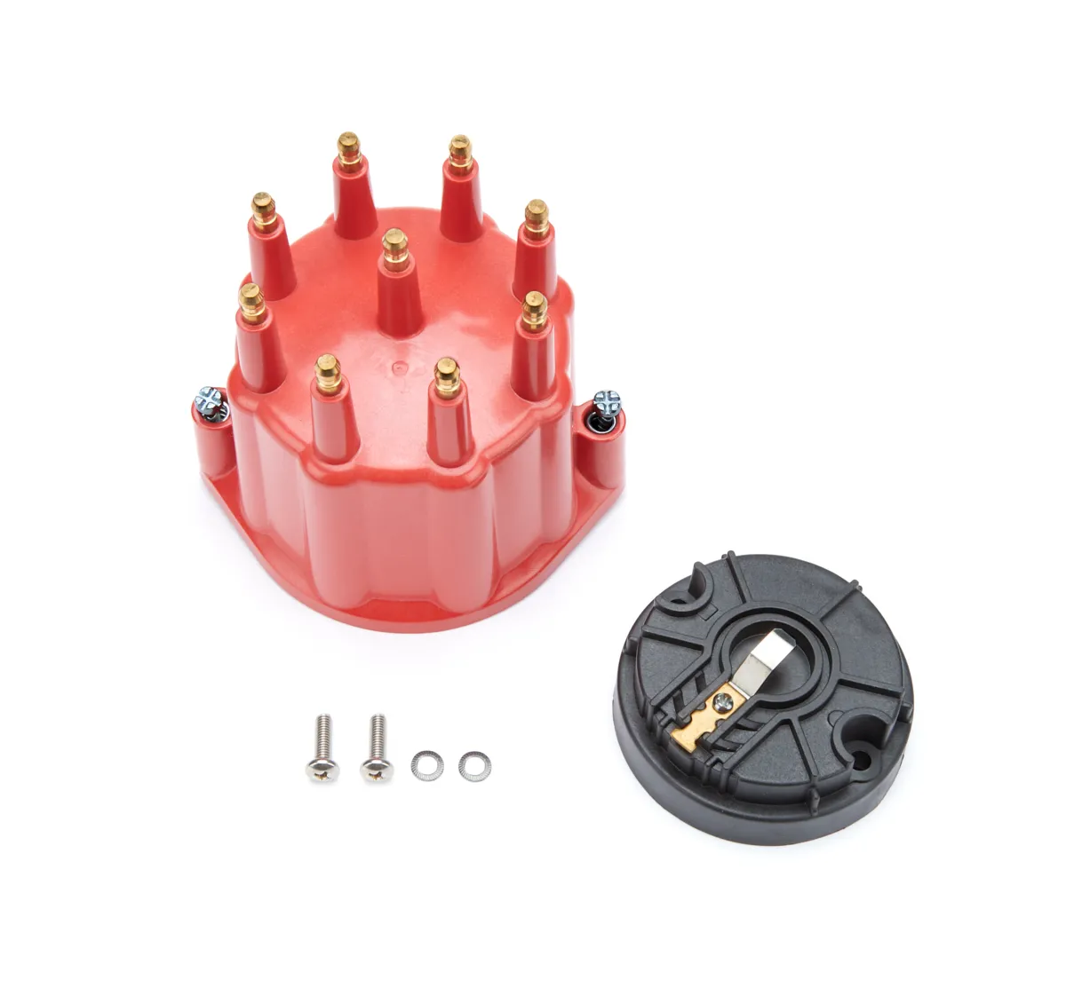 PERTRONIX IGNITION Dist. Cap & Rotor Kit - Red w/Male Tower D600711