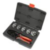 PERTRONIX IGNITION Ratchet Crimp Tool Kit 6-Piece Quick Change Kit T3001