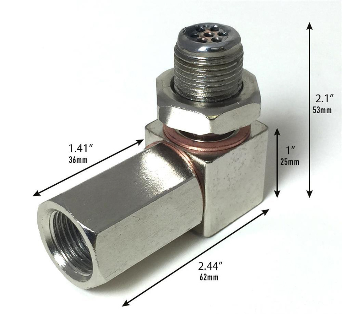 PROSPORT GAUGES Sensor Extension O2 Mini Catalytic Converter PSO2CEL-90