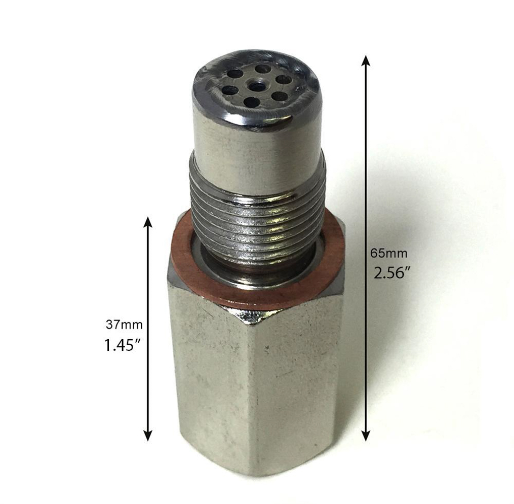 PROSPORT GAUGES Sensor Extension O2 Mini Catalytic Converter PSO2CEL