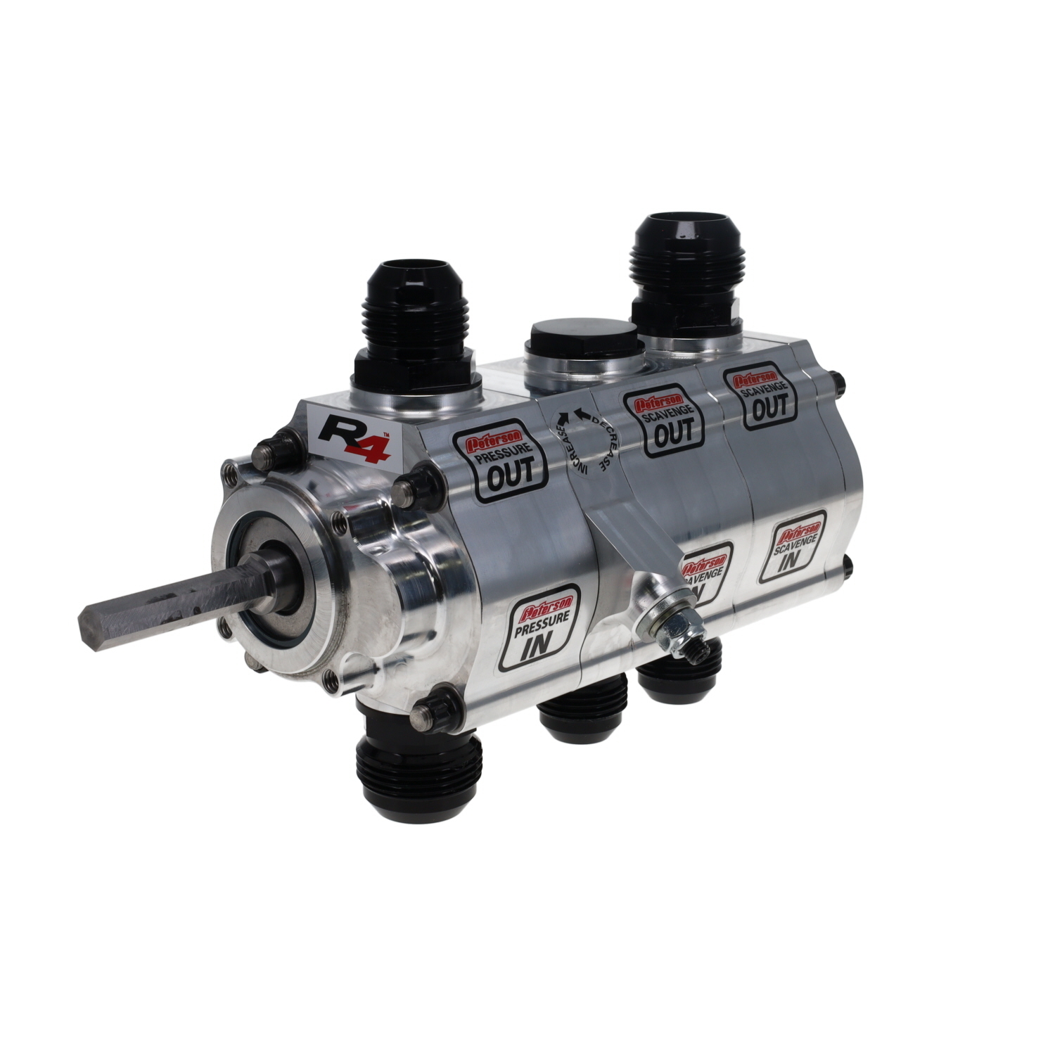 PETERSON FLUID Oil Pump 3-Stage 1.4psi Front Pressure 04-3096-HEX