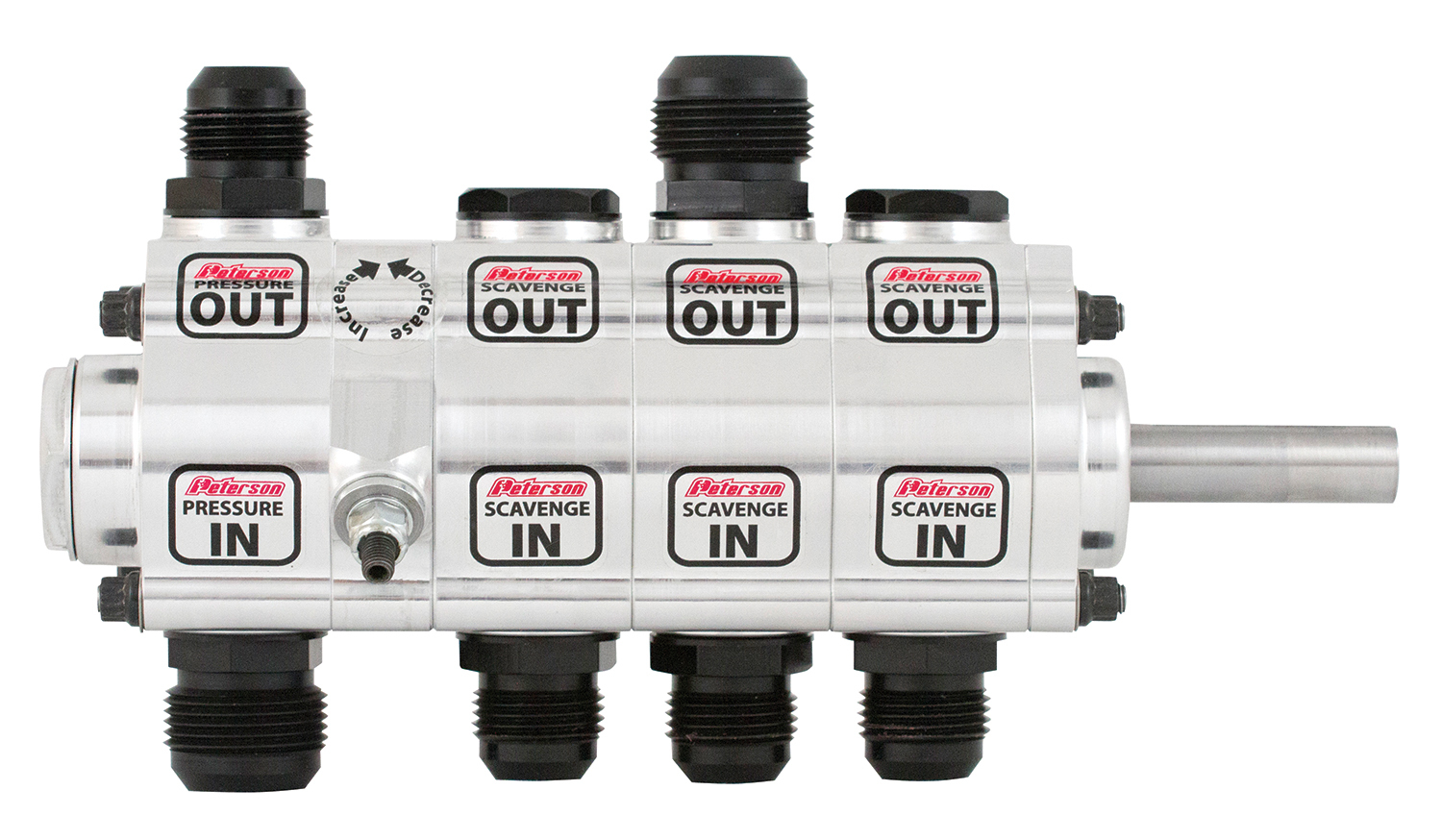 PETERSON FLUID Oil Pump 4-Stage R4 Left Side 04-4064-HEX