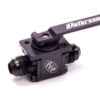 PETERSON FLUID Panel Mount Ball Valve -8 Male Fittings -354040