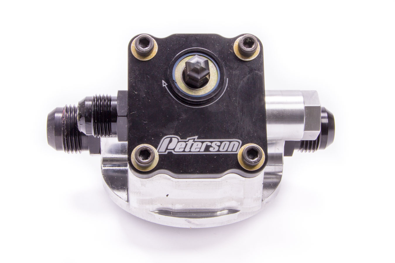 PETERSON FLUID Engine Primer Oil Filter Mount 12an Chevy L to R -145122