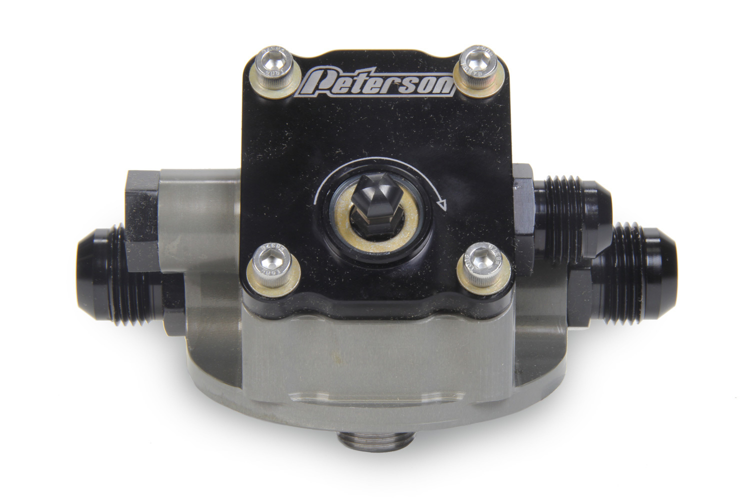 PETERSON FLUID Engine Primer Oil Filter Mount 12an Chevy R to L -144391