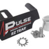 PULSE RACING INNOVATIONS EZ Tear Black w/ Silver Tear Off Post EZTS102BKP
