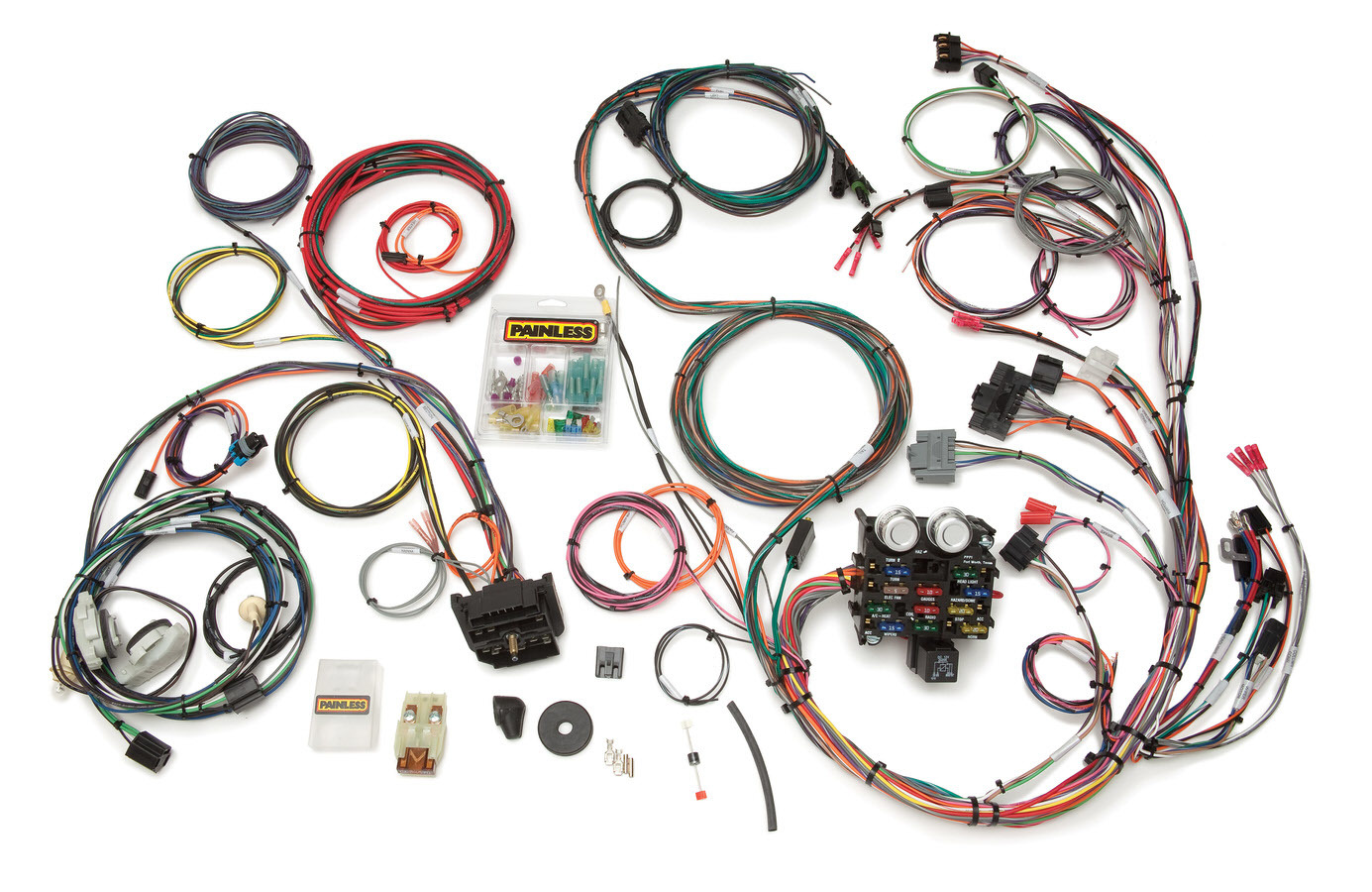 PAINLESS WIRING 87-91 Jeep YJ Chassis Harness 23 Circuits 10111