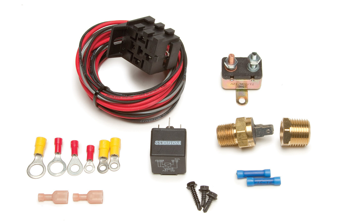 PAINLESS WIRING Fan Relay W/ Thermostat 30103