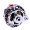 POWERMASTER Chrome Mopar Alternator 95 Amp Single Pulley 17519