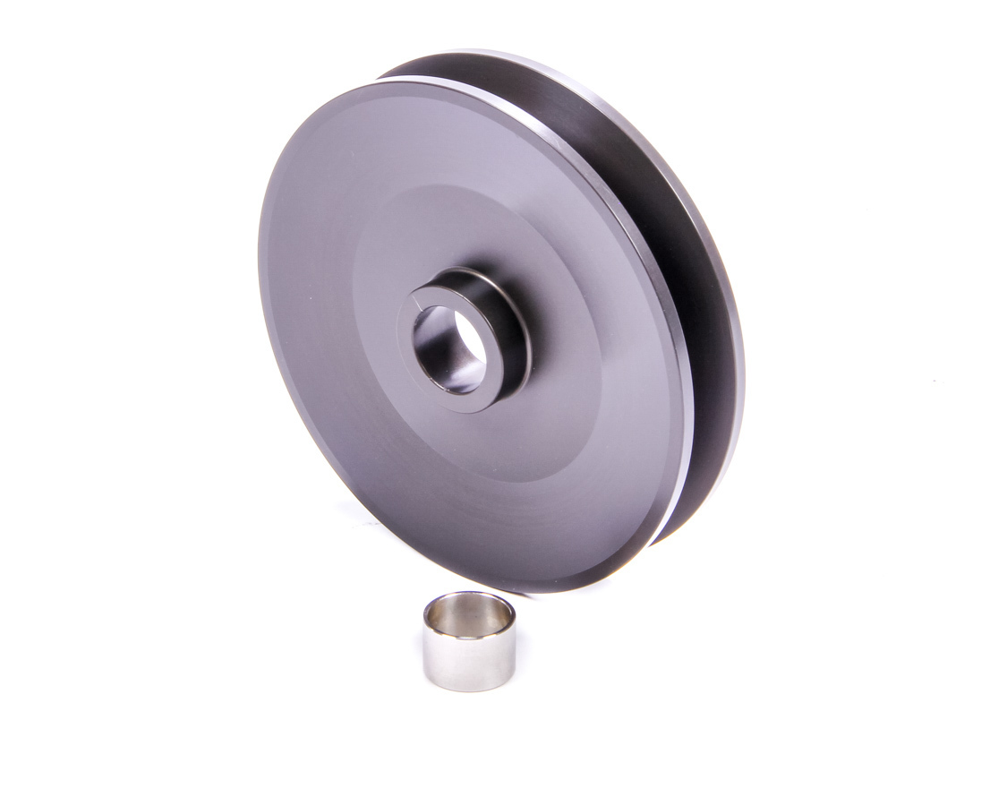 POWERMASTER 4in Dia Deep V-Belt Alt Pulley Billet Aluminum 182