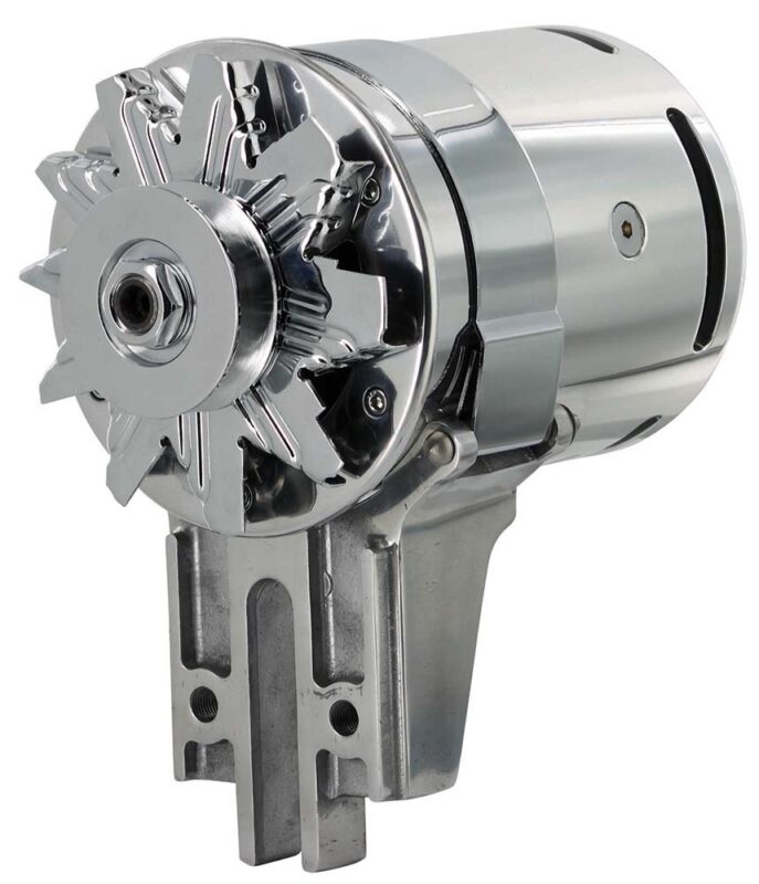 POWERMASTER 49-53 Ford Flathead Power Gen Alt Polished 282021