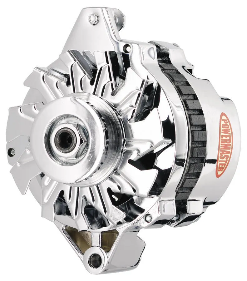 POWERMASTER CS130 GM 140amp Chrome Alternator 378021
