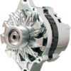POWERMASTER Chrome 140 Amp Small Delco Alternator 37803
