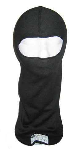 PXP RACEWEAR Head Sock Black Single Eyeport 2 Layer 1421