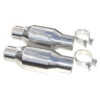 PYPES PERFORMANCE EXHAUST Catalytic Coverter kit Pair 2.5in Hi Flow CVM10K